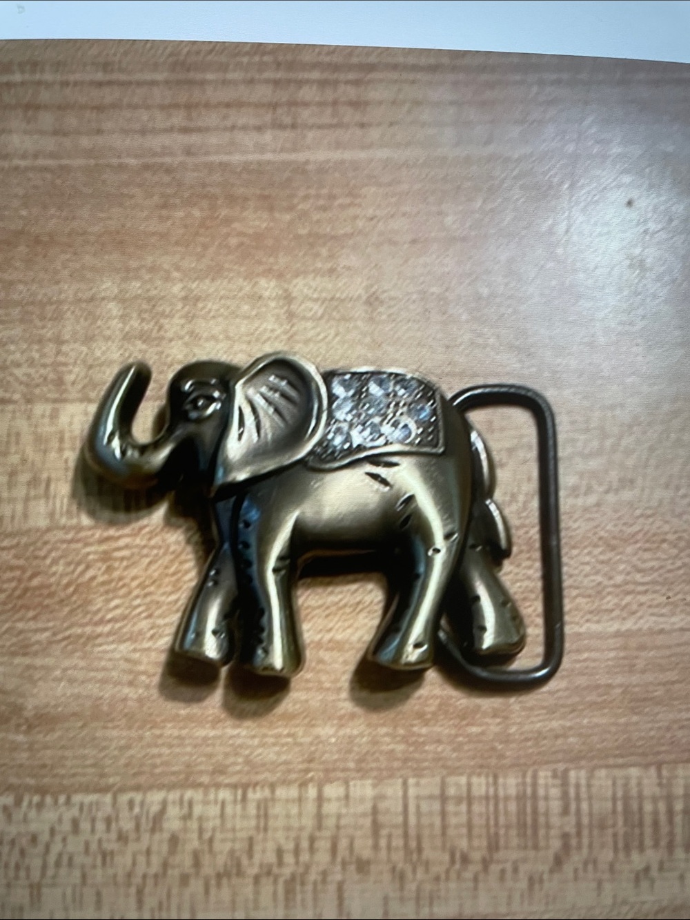 Vintage Elephant Belt Buckle